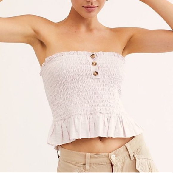 Free People smocked tube top - Picture 6 of 13